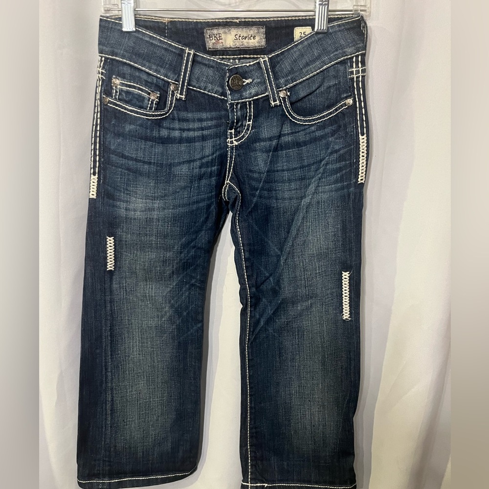 BKE Denim Starlite Capri/Shorts Size 25